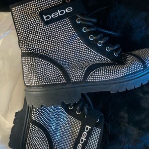 BeBe BLING BLING combat boots
